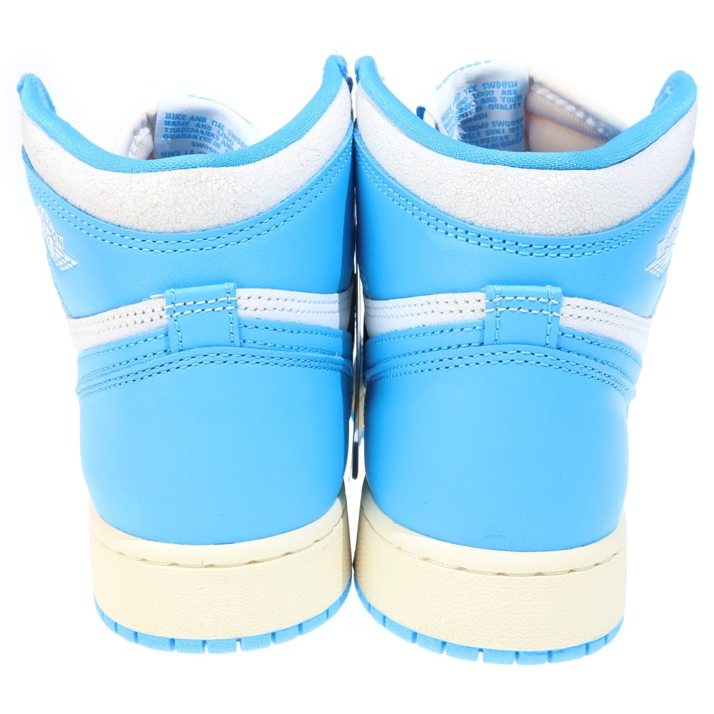 NIKE(ナイキ) AIR JORDAN 1 RETRO HIGH OG GS FD1437-402 エアジョーダン1 UNC ハイカットスニーカー シューズ US6.5Y/24.5cm ホワイト/ブルー