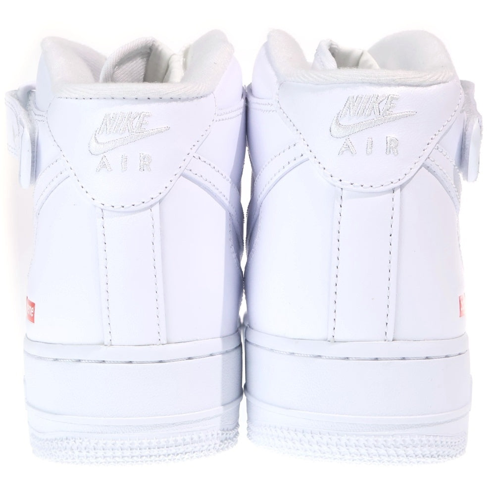 SUPREME(シュプリーム) ×NIKE AIR FORCE 1 MID SP FZ8784-100 ナイキ エアフォース1 ミッドカットスニーカー シューズ ホワイト US10.5/28.5cm