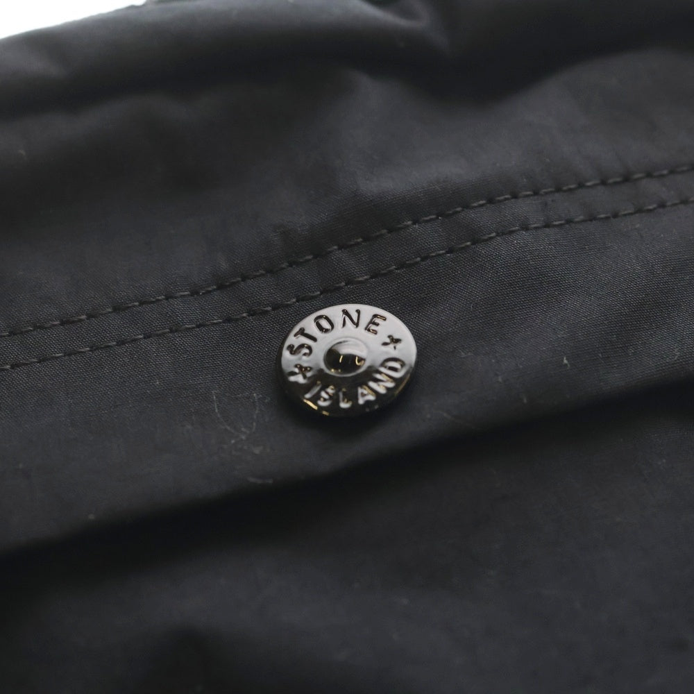 STONE ISLAND(ストーンアイランド) 25AW コンパスロゴワッペン ショルダーバッグ ポーチ ブラック K2S159200019S0257