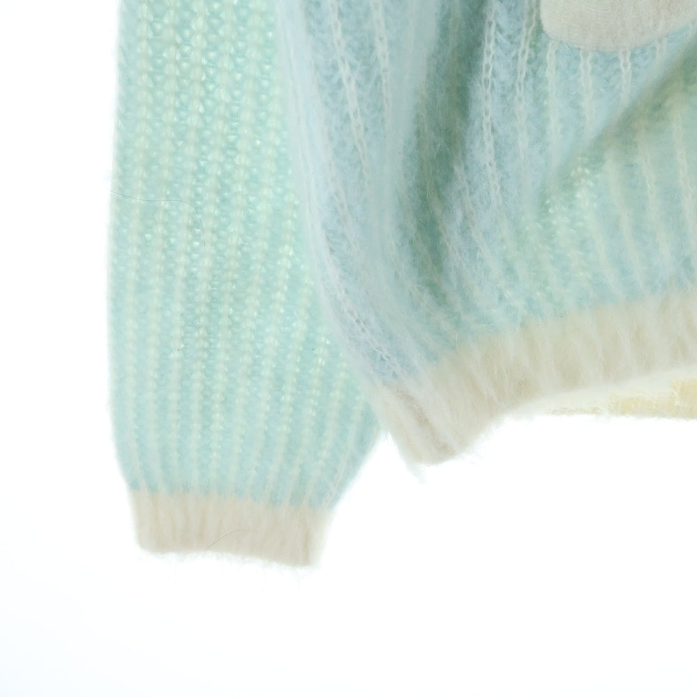 SUPREME(シュプリーム) 25SS 2-Tone Mohair Cardigan ツートーン モヘアカーディガン ライトブルー