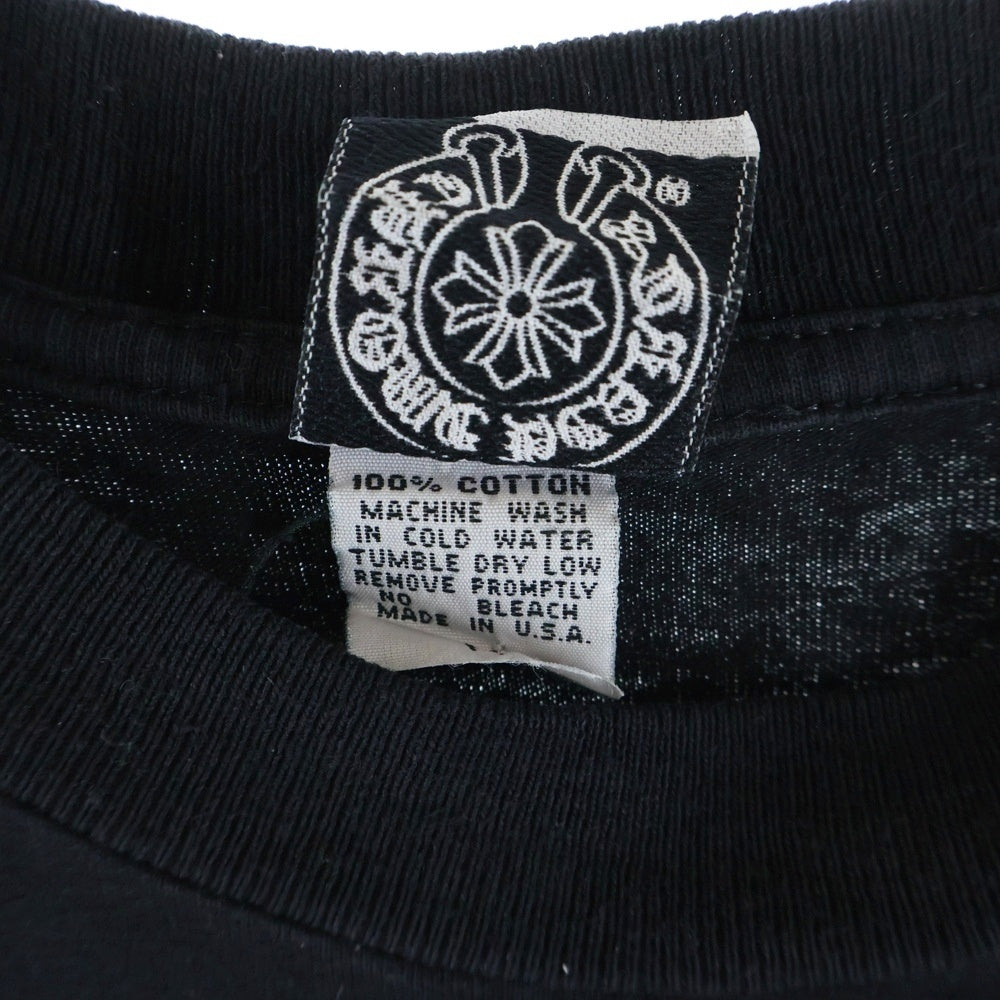 クロムハーツ 90’s フローラルクロス 半袖 Tシャツ ブラック サイズS CHROME HEARTS(クロムハーツ) OLD CH T-SHIRT ニューヨーク限定