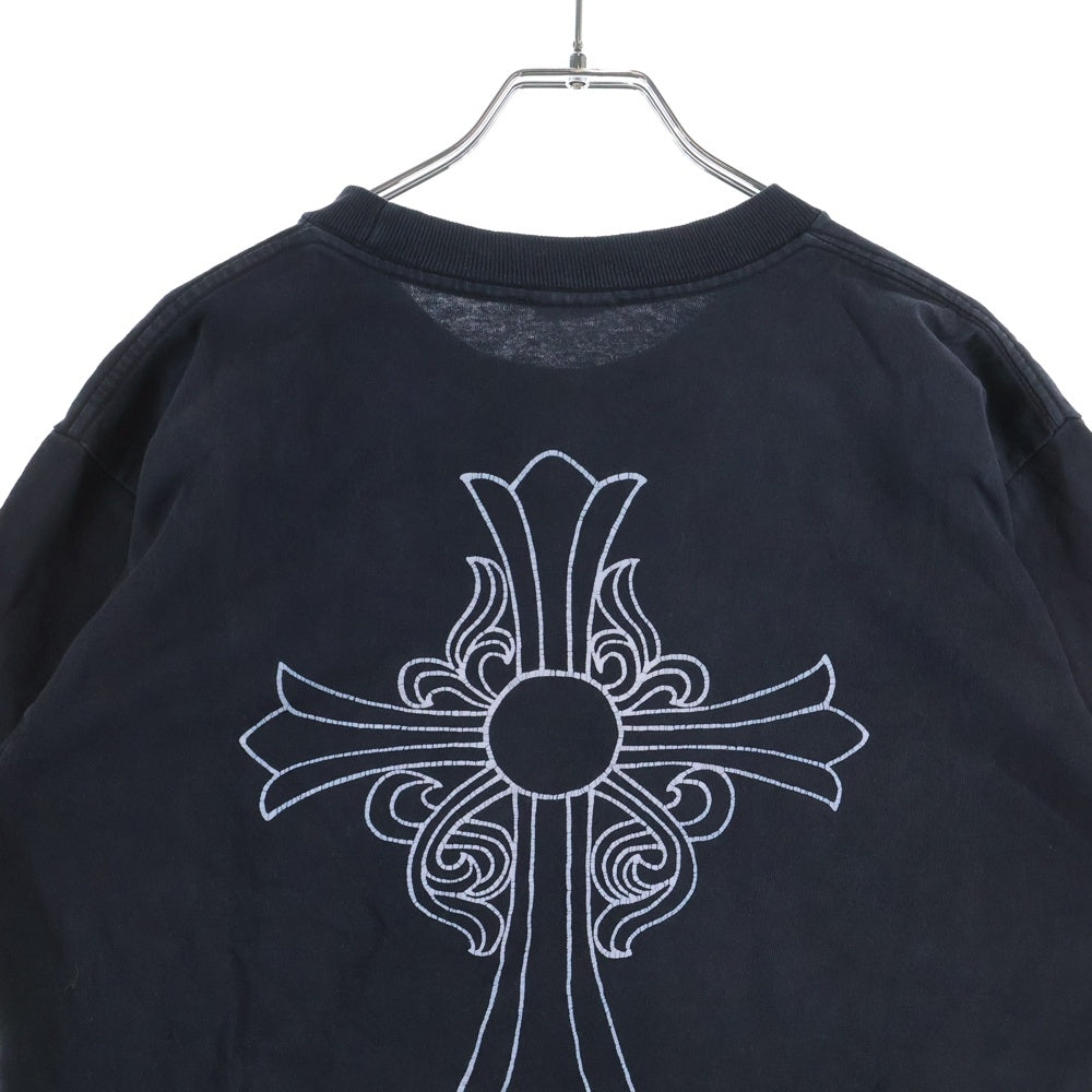 CHROME HEARTS(クロムハーツ) OLD CH T-SHIRT 東京限定 ファックユー バックフローラル フロントホースシュープリント クルーネック 半袖Tシャツ カットソー