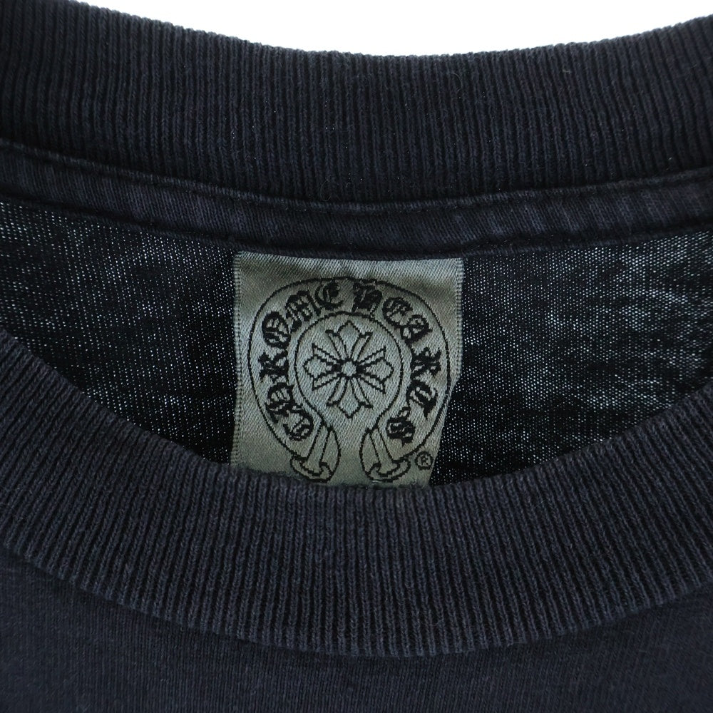 CHROME HEARTS(クロムハーツ) OLD CH T-SHIRT 東京限定 ファックユー バックフローラル フロントホースシュープリント クルーネック 半袖Tシャツ カットソー