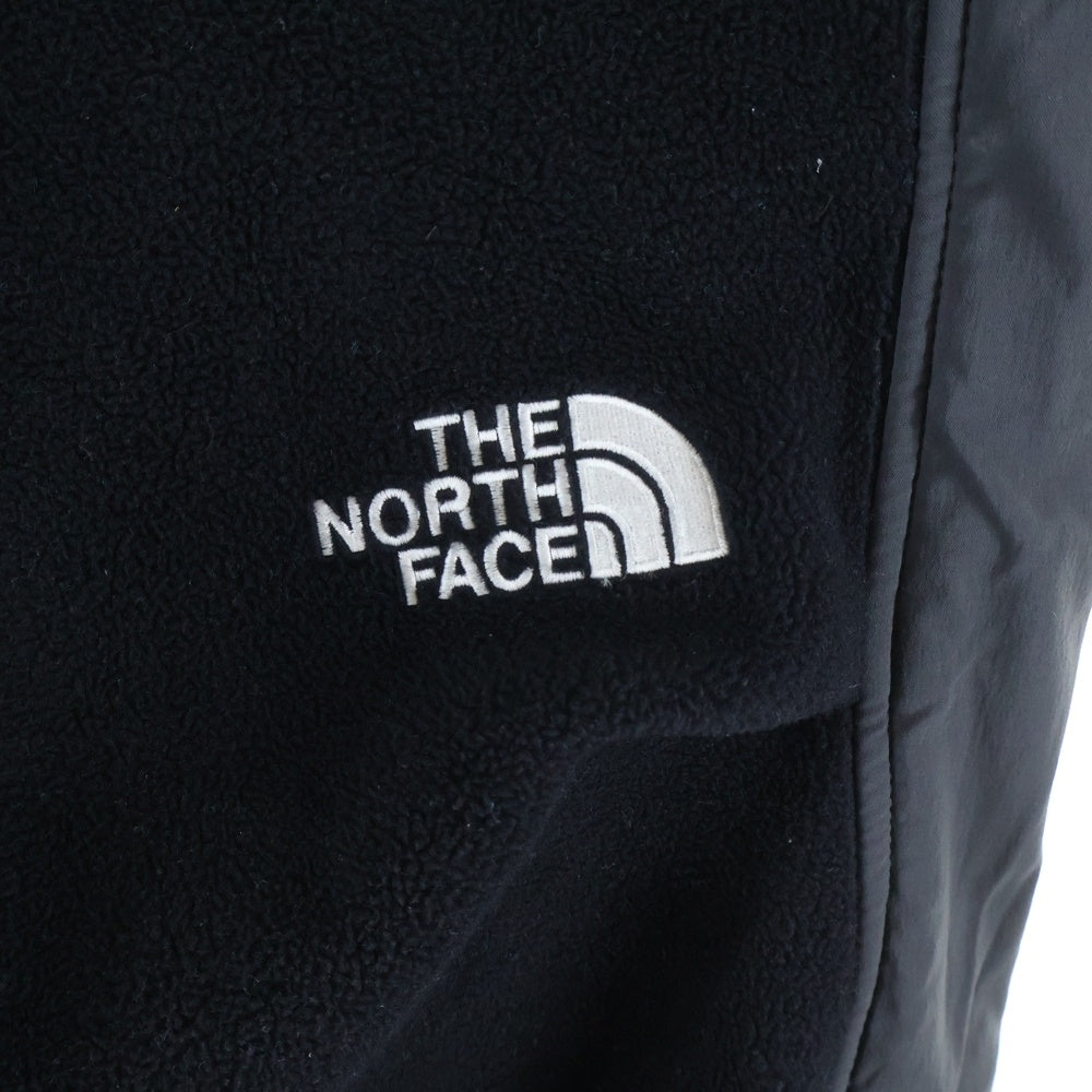 THE NORTH FACE(ザノースフェイス) WHITE LABEL POLATEC FLEEC PANTS ホワイトレーベル ポーラテック サイドライン フリースパンツ ブラック NP6FQ50J