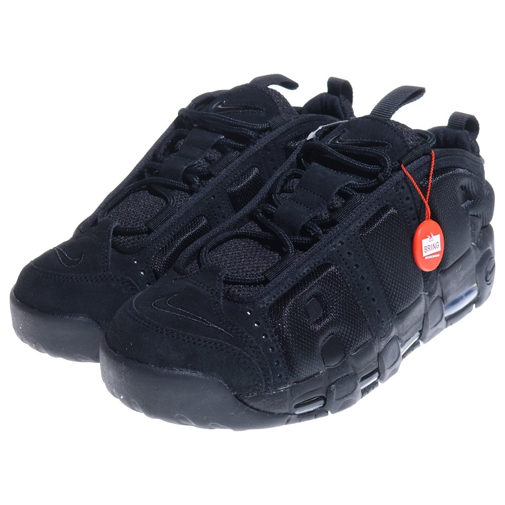 NIKE(ナイキ) AIR MORE UPTEMPO LOW TRIPLE BLACK IM6649-001 エアモアアップテンポ トリプルブラック ローカットスニーカー シューズ ブラック US10/28.0cm