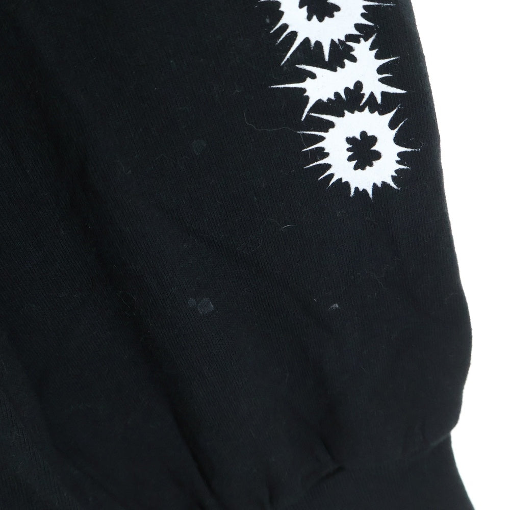 SUPREME(シュプリーム) 25AW ×Y's by Yohji Yamamoto L/S Tee ワイズ バイ ヨウジヤマモト 袖ロゴプリントクルーネック長袖Tシャツカットソー ブラック