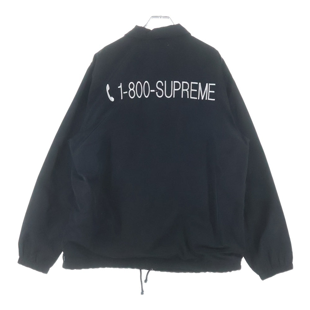 SUPREME(シュプリーム) 19AW NYC Coaches Jacket フロント刺繍 コーチジャケット ブラック