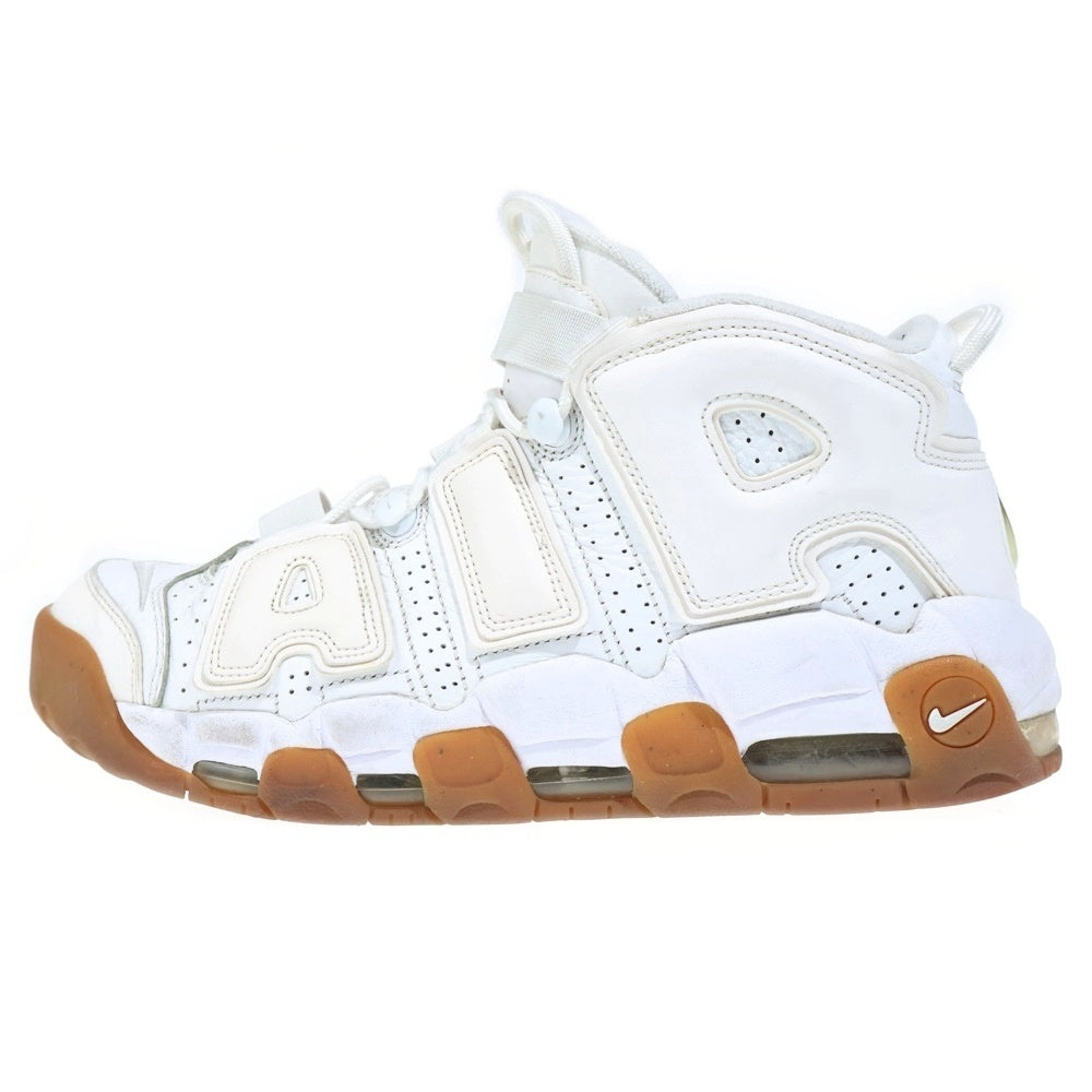 NIKE(ナイキ) 【観賞用2016年製】 AIR MORE UPTEMPO WHITE GUM エア モア アップテンポ ホワイトガム ハイカットスニーカー ホワイト US10/28cm 414962-103