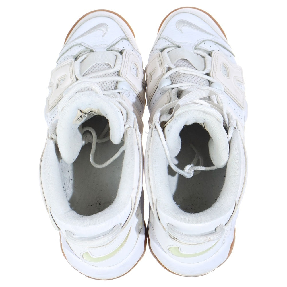 NIKE(ナイキ) 【観賞用2016年製】 AIR MORE UPTEMPO WHITE GUM エア モア アップテンポ ホワイトガム ハイカットスニーカー ホワイト US10/28cm 414962-103