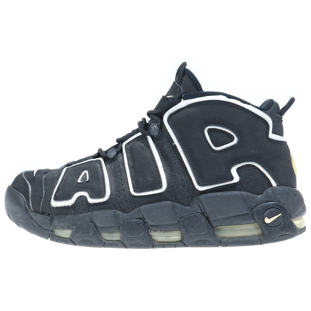 NIKE(ナイキ) 【観賞用2016年製】 AIR MORE UPTEMPO エア モア アップテンポ ハイカットスニーカー ブラック US9.5/27.5cm 414962-002