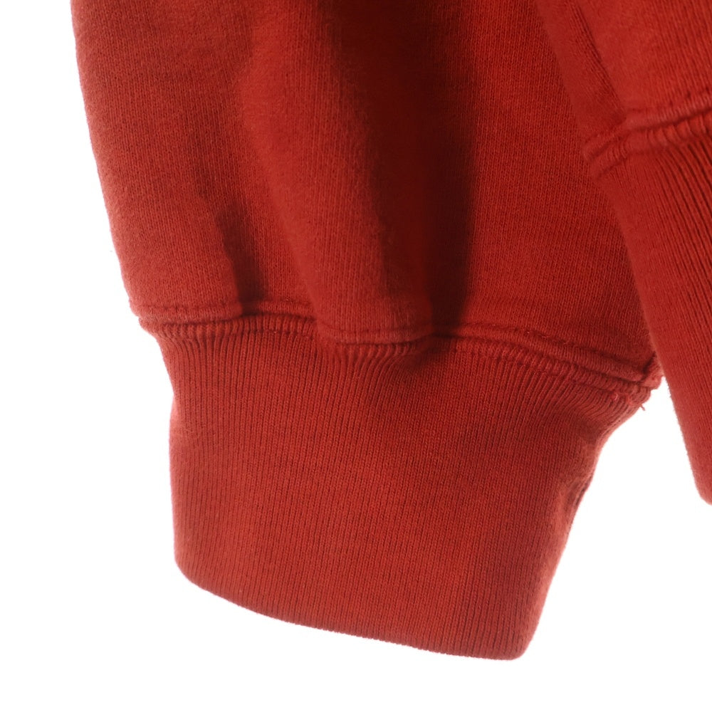 SUPREME(シュプリーム) 25SS Leather Applique Zip Up Hooded Sweatshirt レザー アップリケ ジップアップ スウェットシャツパーカー フーディ レッド