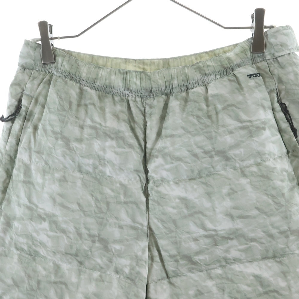 SUPREME(シュプリーム) 19AW ×THE NORTH FACE Paper Print Nuptse Pants ザ ノースフェイス ペーパープリント ヌプシパンツ グレー ND91805I