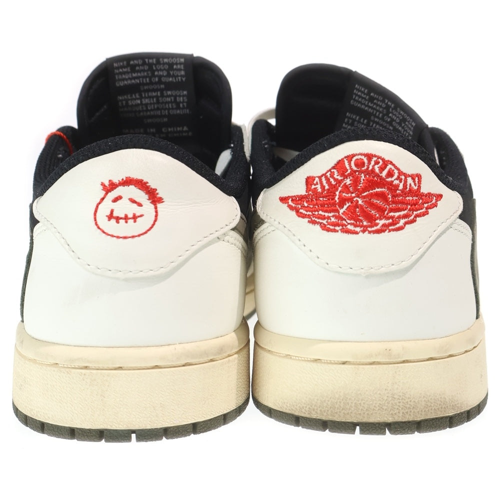 NIKE(ナイキ) ×TRAVIS SCOTT WMNS AIR JORDAN 1 LOW OG トラヴィススコット ウィメンズ エアジョーダン1 ローカットスニーカー マルチ US8/25.0cm DZ4137-106 レディース