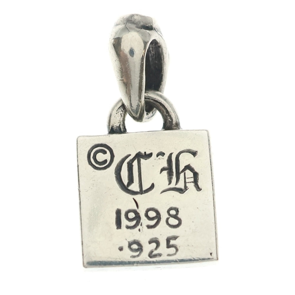 CHROME HEARTS(クロムハーツ) FRAMED CH PLUS 1DIA フレームドCHプラス 1ダイヤ ペンダントトップ シルバー