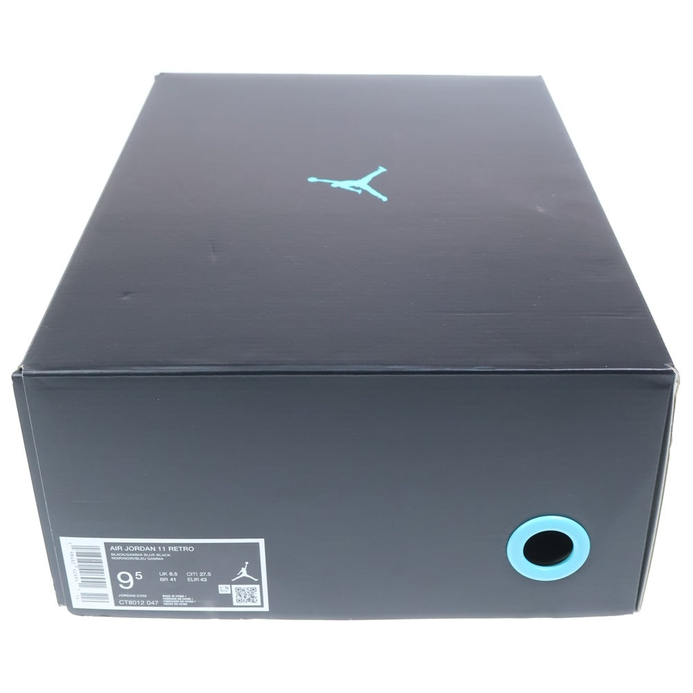 NIKE(ナイキ) AIR JORDAN 11 RETRO GAMMA CT8012-047 エアジョーダン レトロ ガンマ ハイカットスニーカー シューズ US9.5/27.5cm ブラック