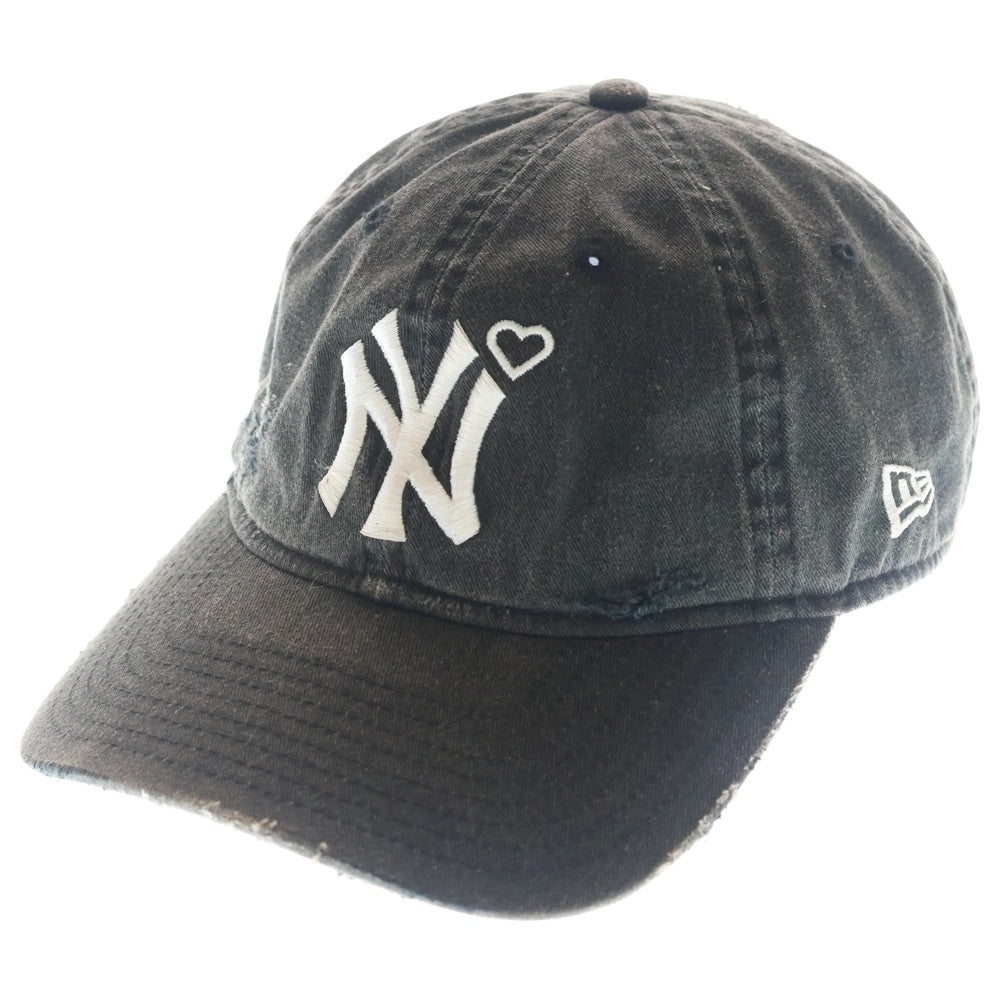 NEW ERA(ニューエラ) × BASICKS ダメージ加工 ベースボールキャップ 帽子 ブラック