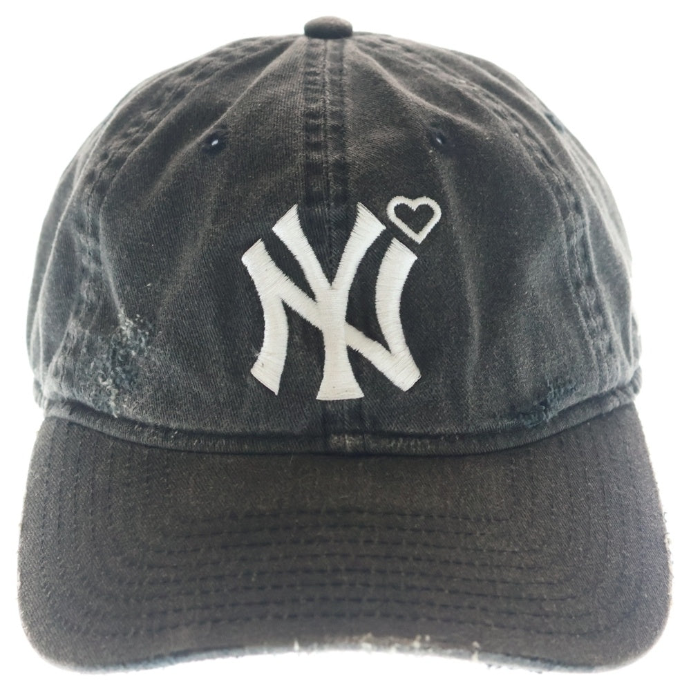NEW ERA(ニューエラ) × BASICKS ダメージ加工 ベースボールキャップ 帽子 ブラック