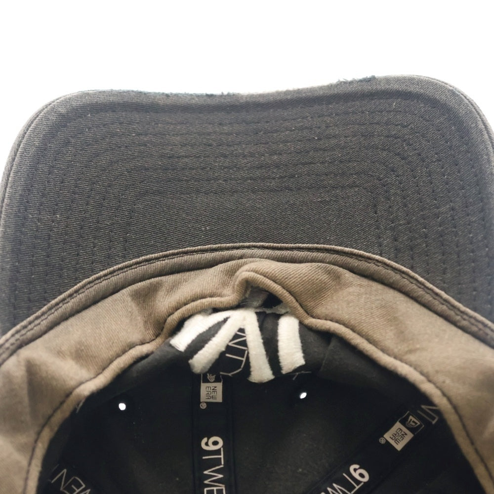 NEW ERA(ニューエラ) × BASICKS ダメージ加工 ベースボールキャップ 帽子 ブラック