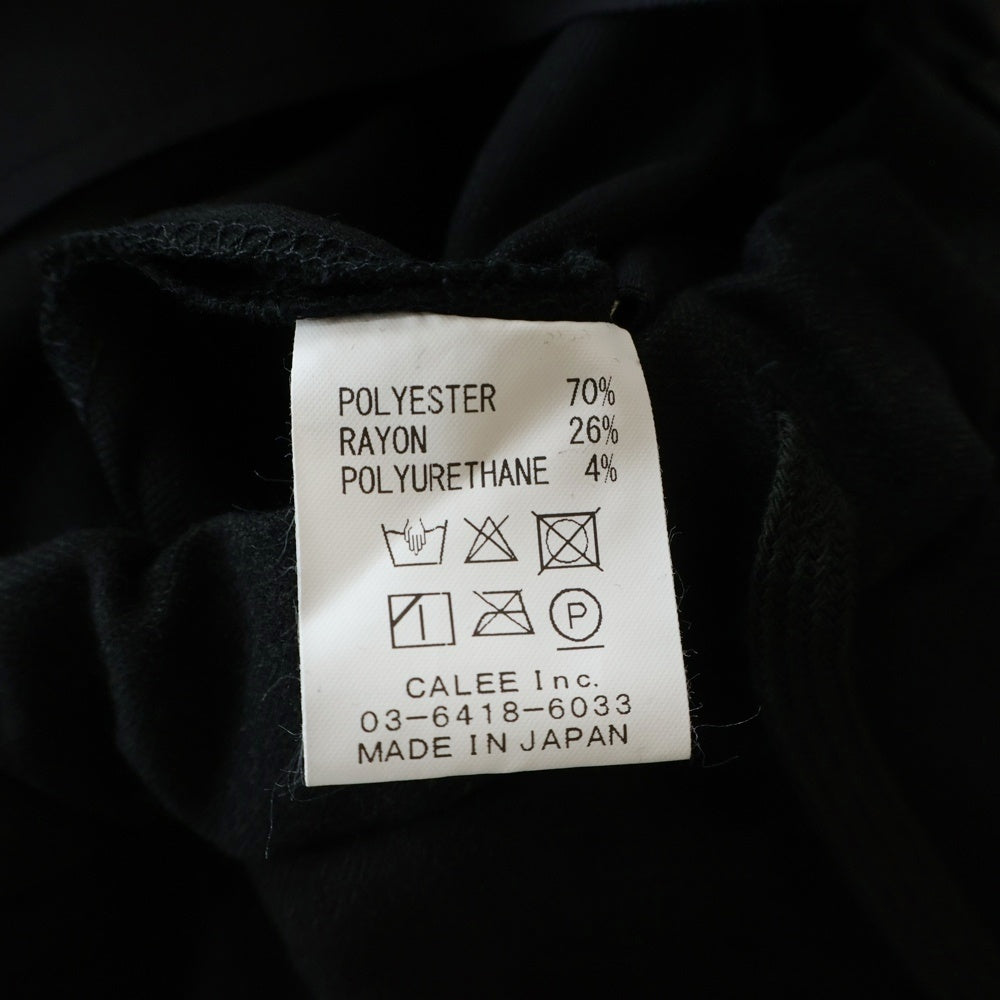CALEE(キャリー) 25AW THERMOLITE EASY SLACKS サーモライト イージー スラックス パンツ ブラック CL-25AW027