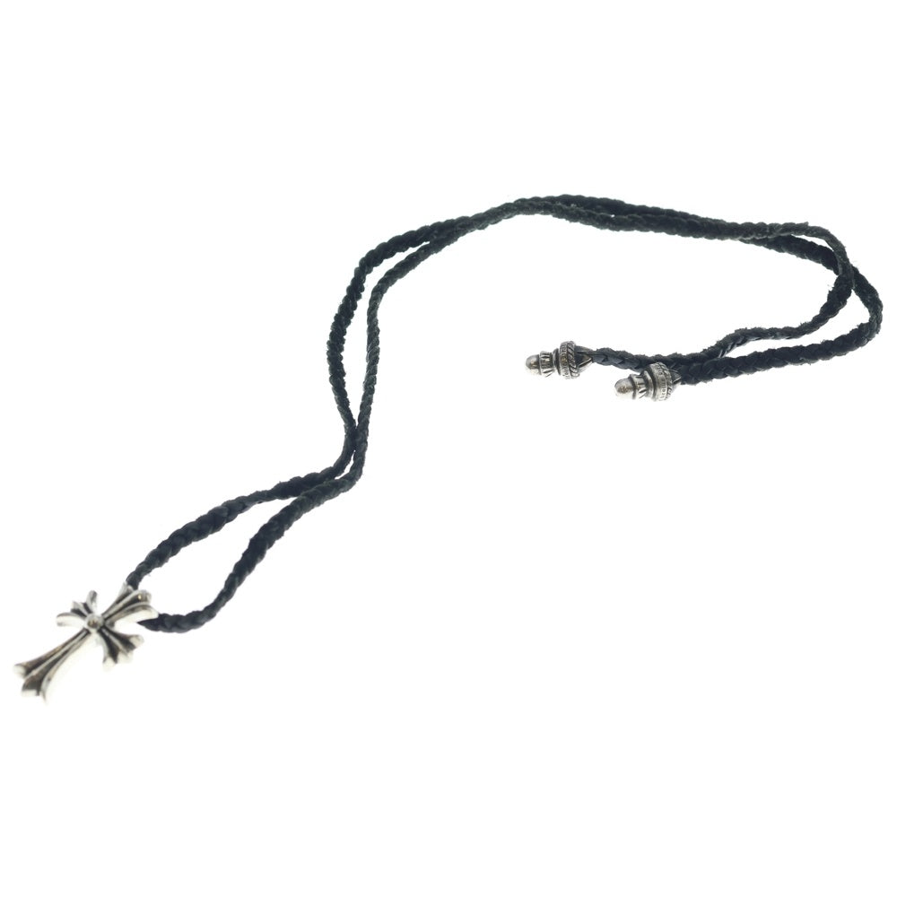 CHROME HEARTS(クロムハーツ) CH CRS SMLスモールCHクロス BC ボロチップブレイド ネックレス シルバー BCA220