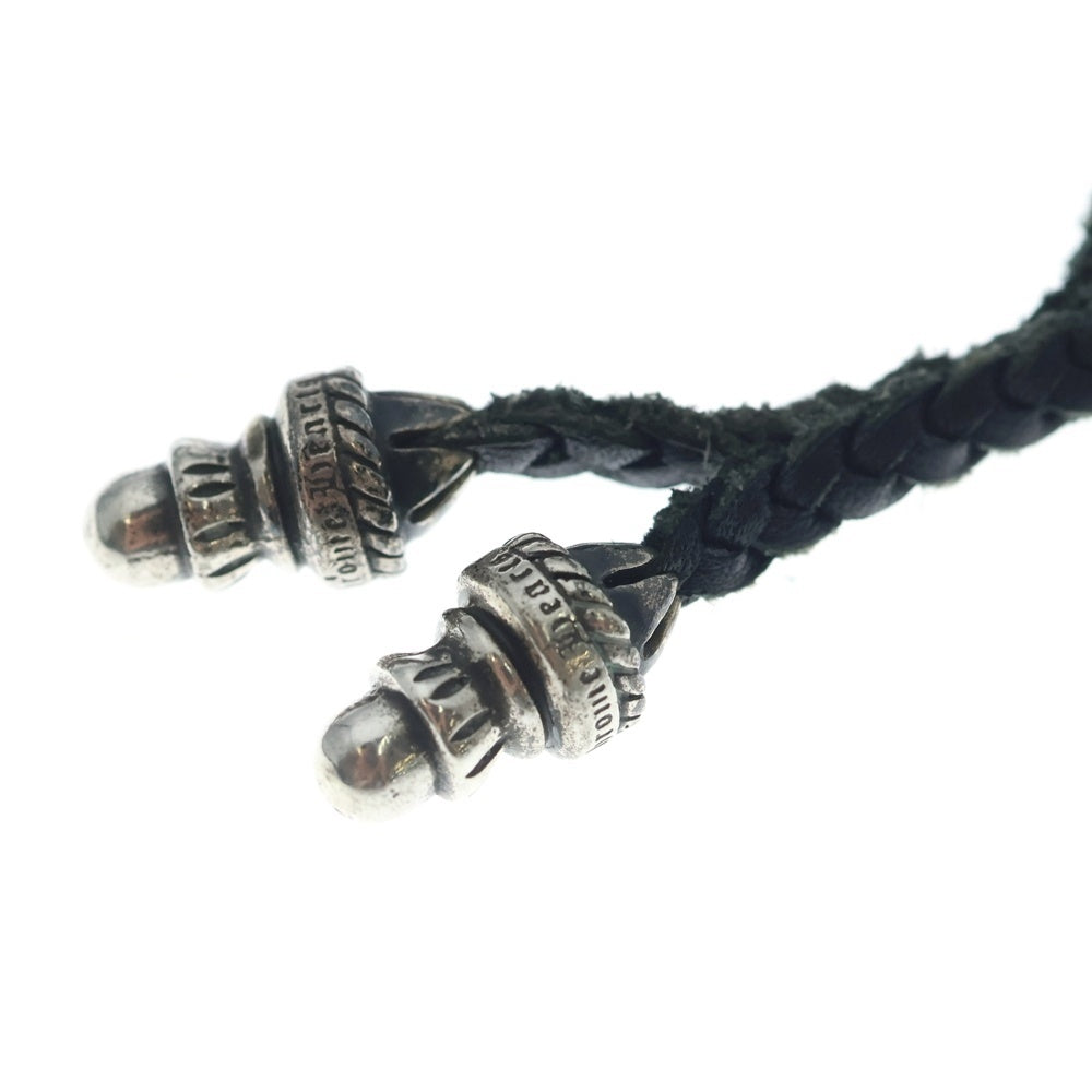 CHROME HEARTS(クロムハーツ) CH CRS SMLスモールCHクロス BC ボロチップブレイド ネックレス シルバー BCA220