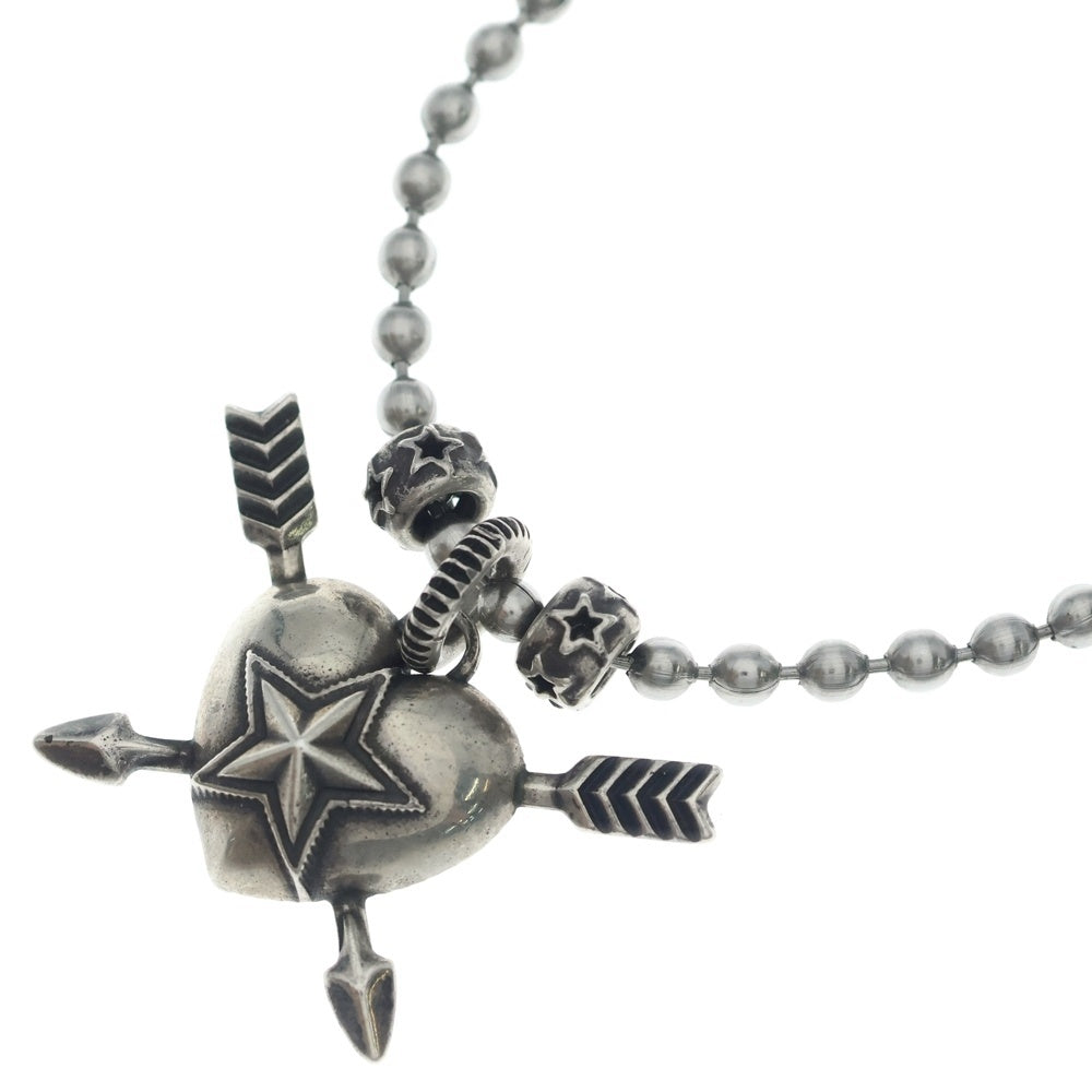 CODY SANDERSON(コディーサンダーソン) Heart & Sheriff Star Arrow ハートスター2アローネックレス シルバー