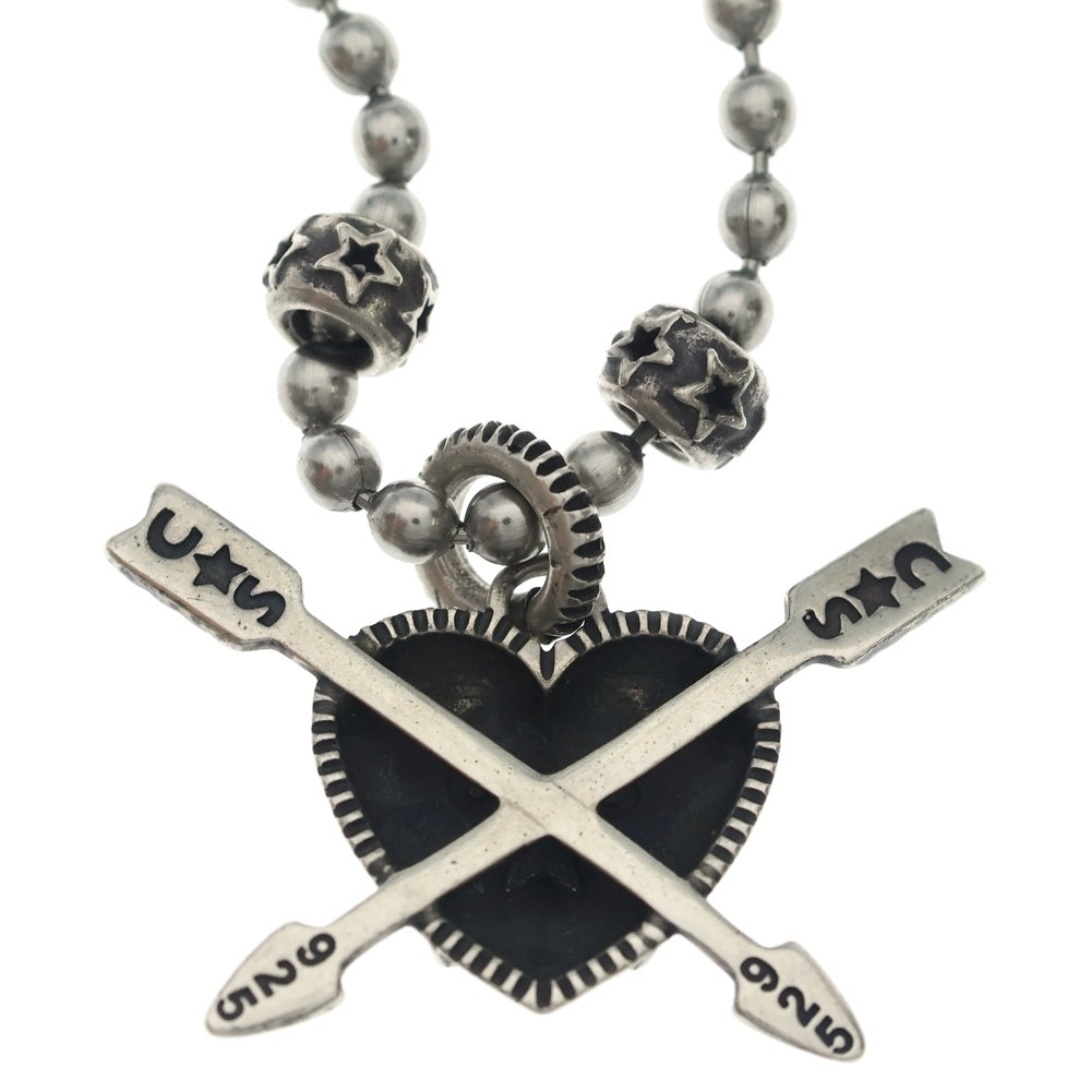 CODY SANDERSON(コディーサンダーソン) Heart & Sheriff Star Arrow ハートスター2アローネックレス シルバー