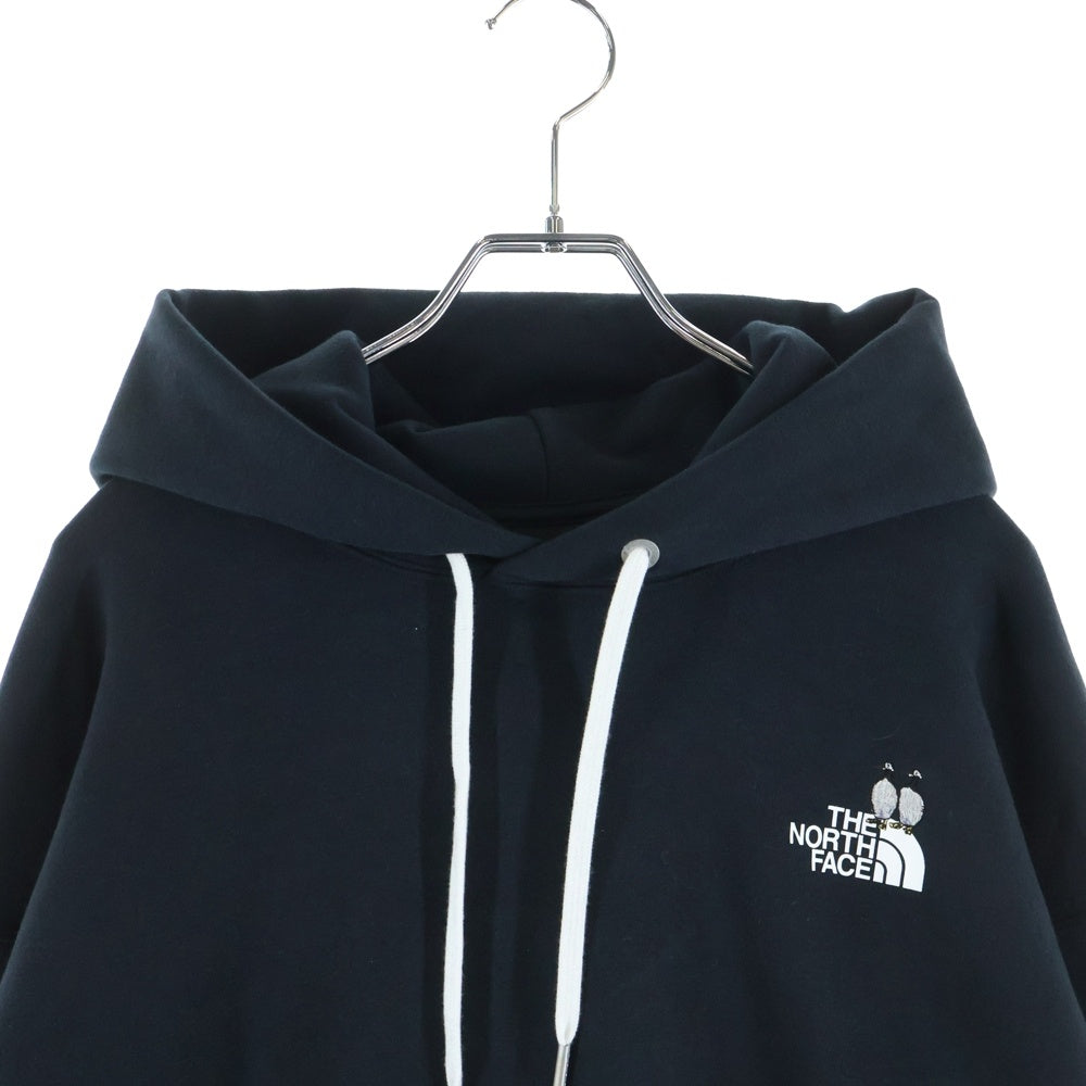 THE NORTH FACE(ザノースフェイス) 26SS ZOO PICKER HOODIE アニマル刺繍 フーディー プルオーバー スウェットパーカー ブラック NT12645