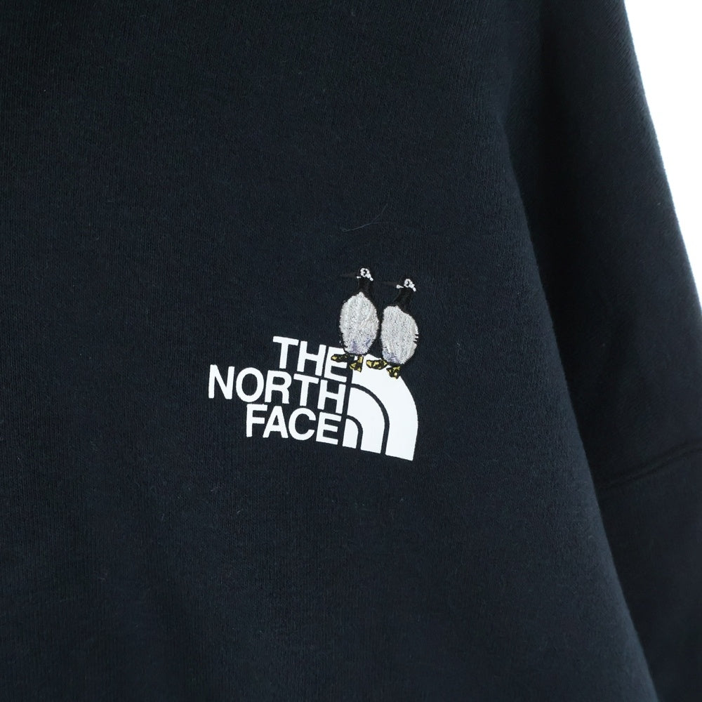 THE NORTH FACE(ザノースフェイス) 26SS ZOO PICKER HOODIE アニマル刺繍 フーディー プルオーバー スウェットパーカー ブラック NT12645
