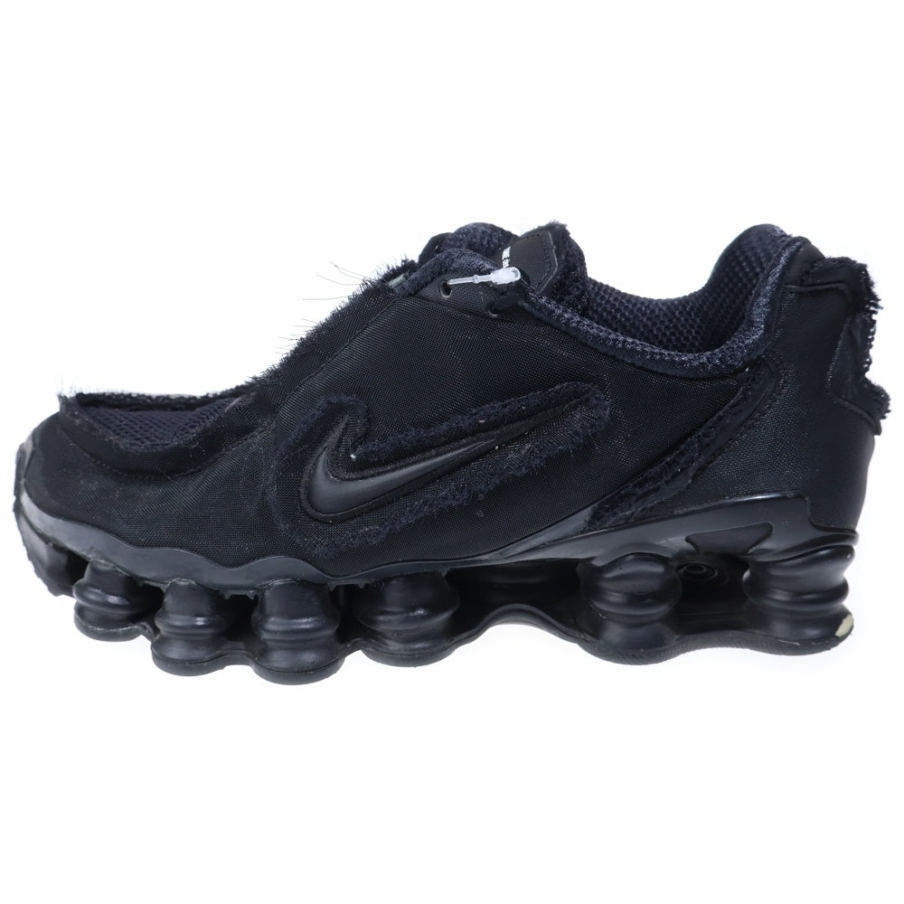 NIKE(ナイキ) ×COMME des GARCONS WOMEN'S SHOX TL コムデギャルソン ウィメンズ ショックス ローカットスニーカー ブラック US9/26cm CJ0546-001 レディース