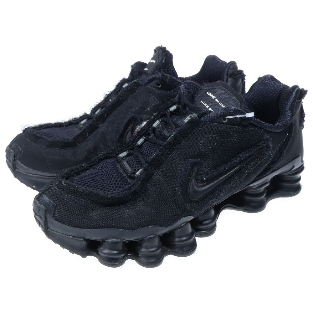 NIKE(ナイキ) ×COMME des GARCONS WOMEN'S SHOX TL コムデギャルソン ウィメンズ ショックス ローカットスニーカー ブラック US9/26cm CJ0546-001 レディース