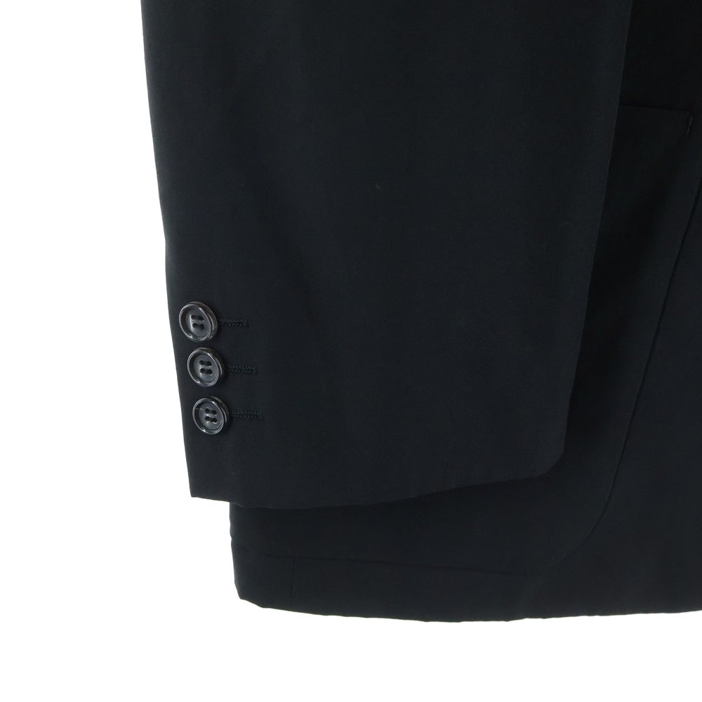 COMME des GARCONS HOMME(コムデギャルソンオム) 90S VINTAGE ヴィンテージ フロントポケットパイピンク ノッチドラペル 3B シングルテーラードジャケット ブラック HJ-02047S AD1996