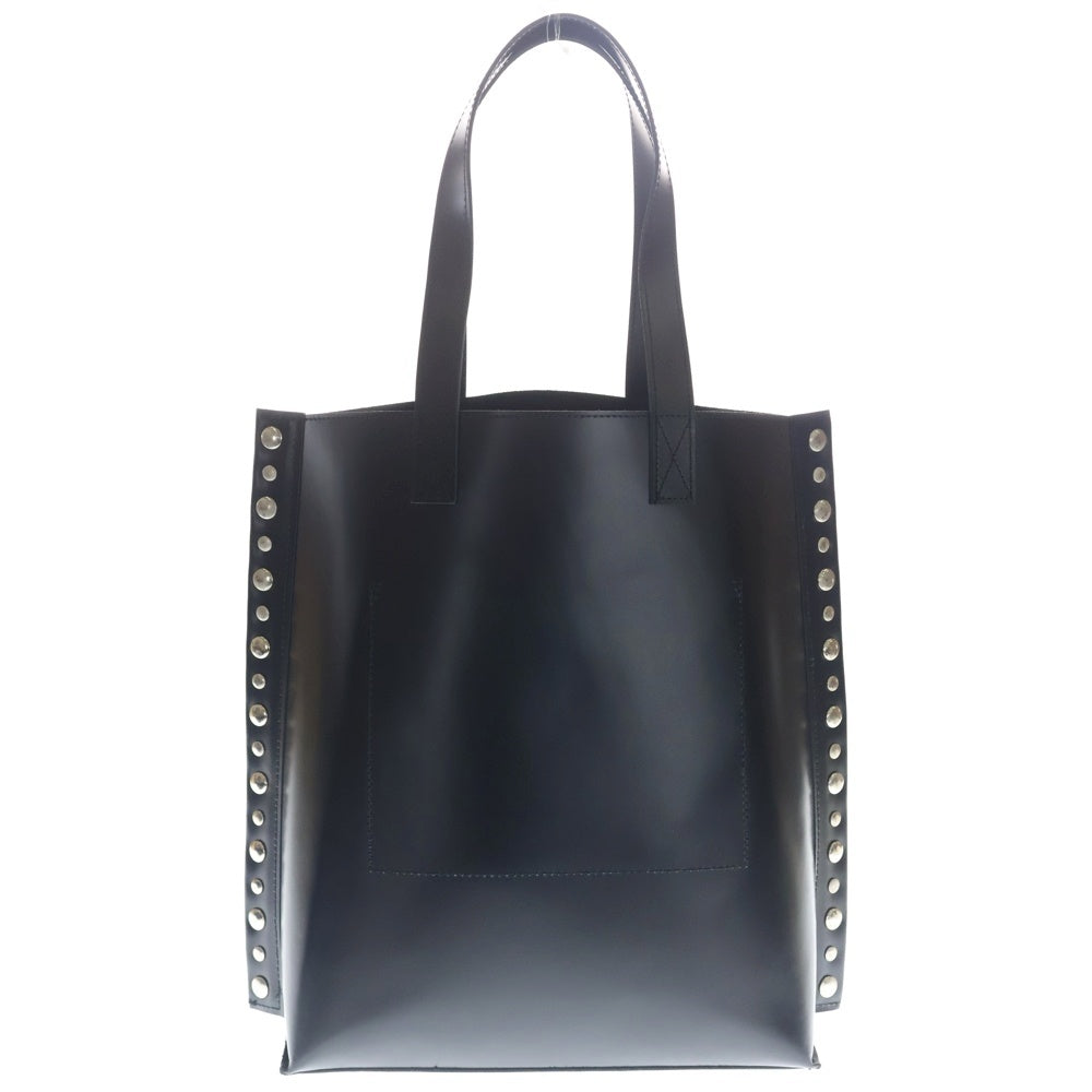 TAO COMME des GARCONS(タオコムデギャルソン) ステアガラススタッズ レザー トートバッグ ブラック TC-K-203
