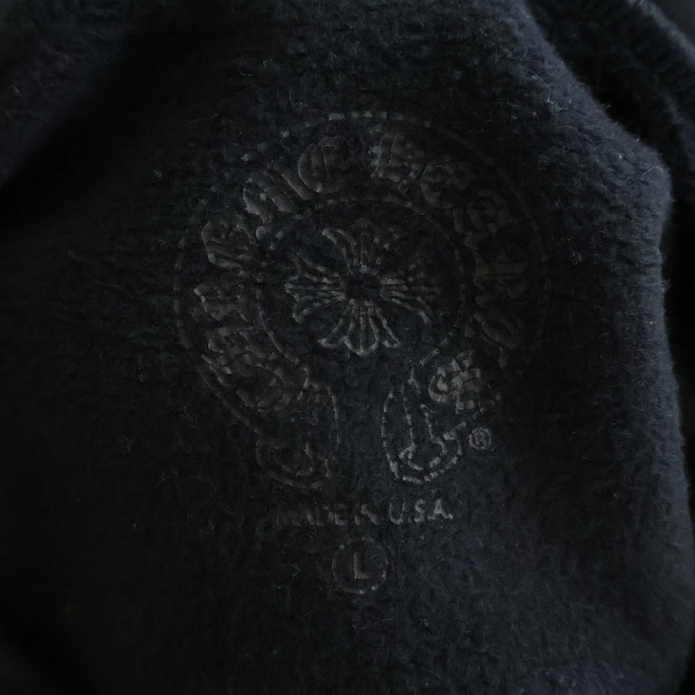 CHROME HEARTS(クロムハーツ) Back Grad Circle Logo Hoodie アームフローラル グラデーションサークルプリント プルオーバー パーカー ブラック