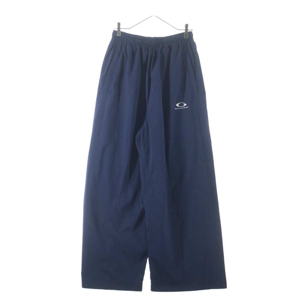 BALENCIAGA(バレンシアガ) Tracksuit Pants ロゴ刺繍 トラックスーツ ナイロンパンツ ネイビー 814576 TR032