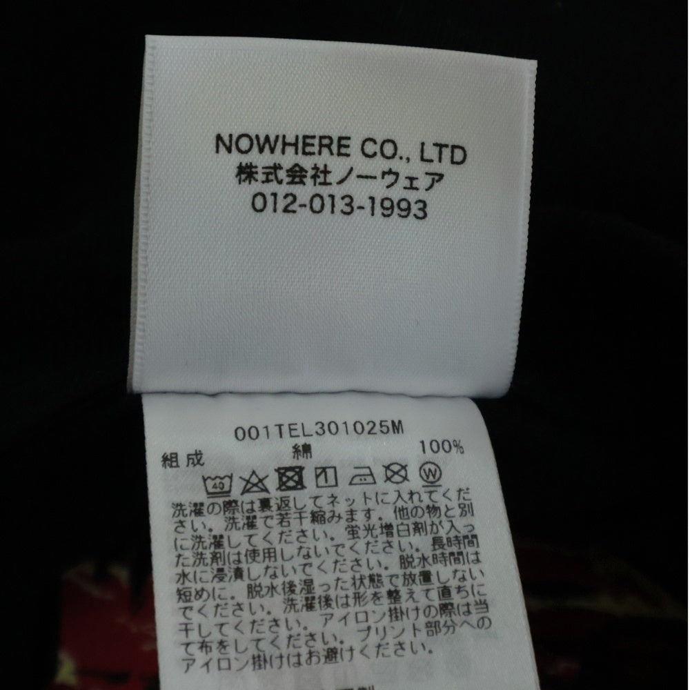 A BATHING APE(アベイシングエイプ) フロントロゴプリント 半袖Tシャツ カットソー ブラック 001TEL301025M