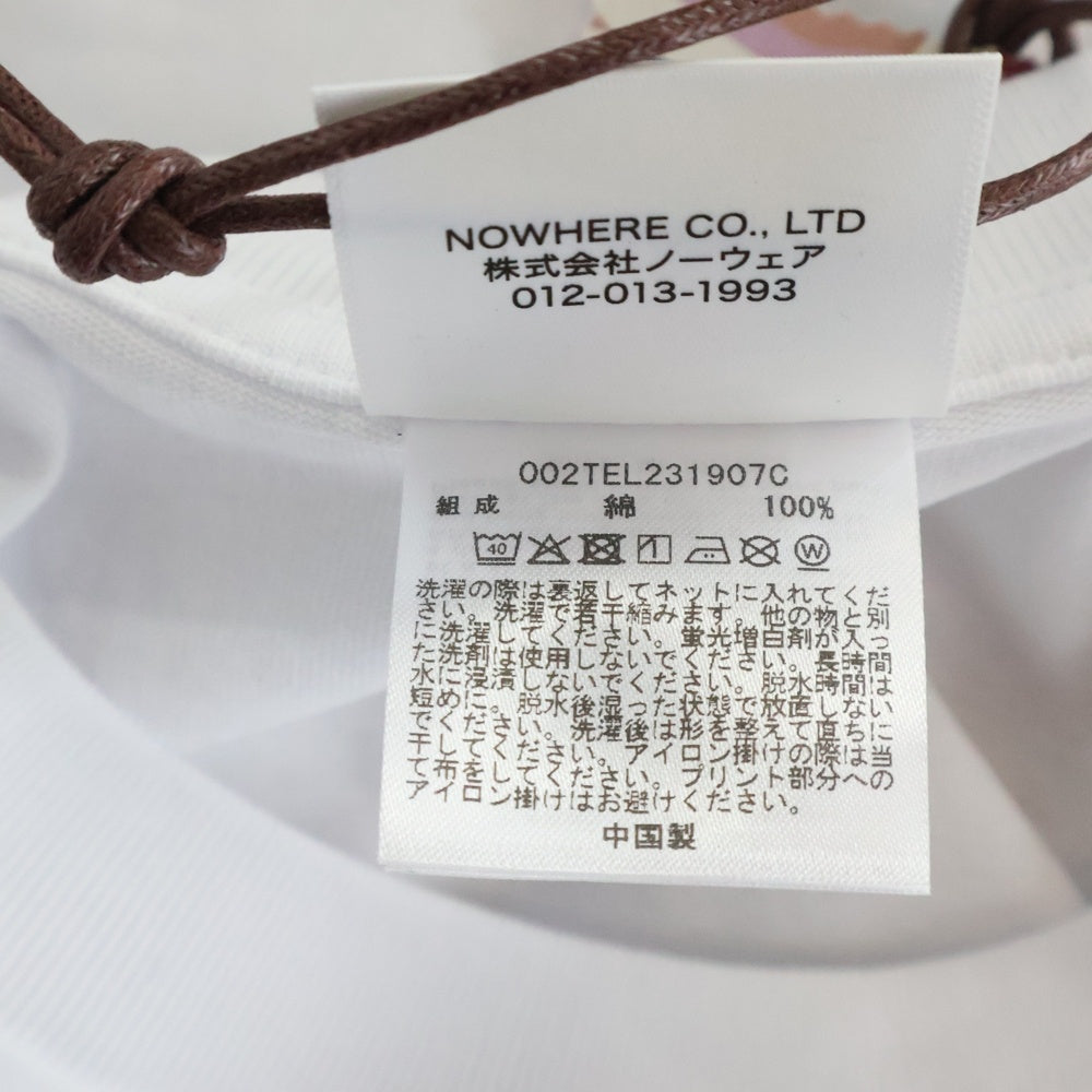 A BATHING APE(アベイシングエイプ) ×KidSuper MILO GRAPHIC TEE キッドスーパー ミログラフィック 半袖Tシャツ カットソー ホワイト 0ZXTEM07101XO