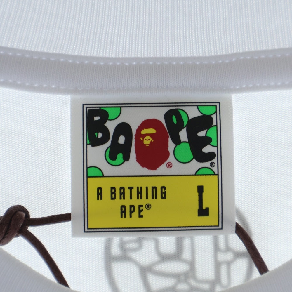 A BATHING APE(アベイシングエイプ) ×KidSuper MILO GRAPHIC TEE キッドスーパー ミログラフィック 半袖Tシャツ カットソー ホワイト 0ZXTEM07101XO