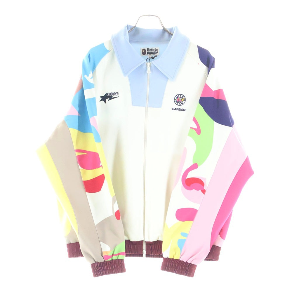 A BATHING APE(アベイシングエイプ) PATCHWORK TRACK JACKET ジップアップ パッチワーク トラックジャケット マルチ 001LJL231906C