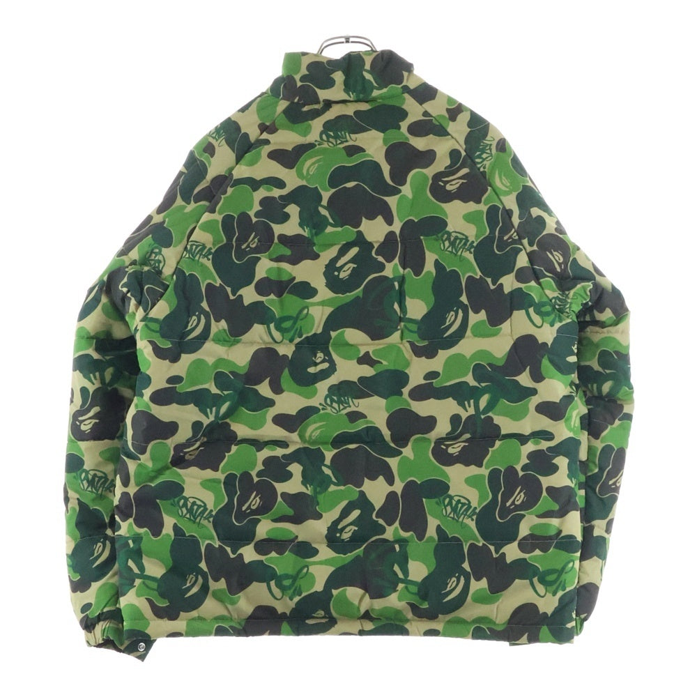 A BATHING APE(アベイシングエイプ) BAPE X SPOTIFY BY CENTRAL CEE CAMO PUFFER JACKET カモフラ ダウン ジャケット グリーン 0ZXJKM908411P