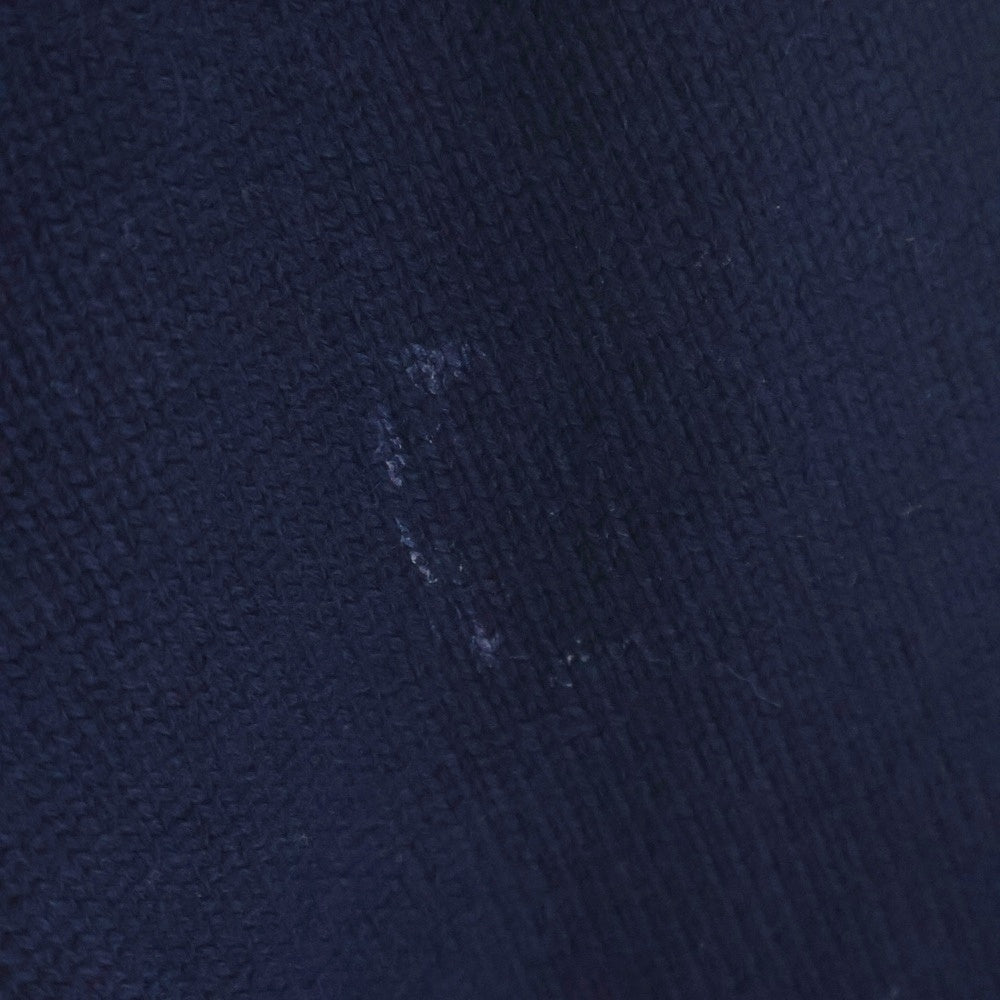 AMI Alexandre Mattiussi(アミアレクサンドルマテュッシ) ハートロゴ クルーネック ニット セーター ネイビー/ホワイト UKS859.KN0156