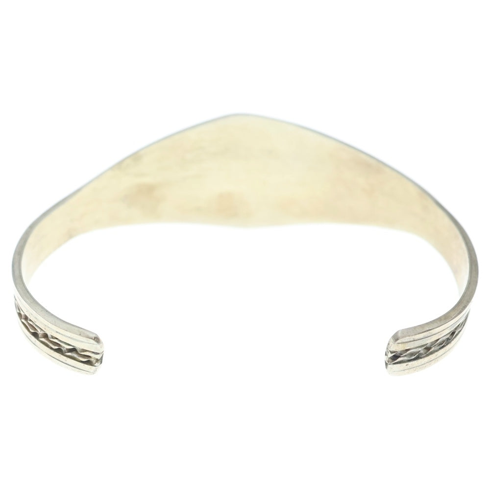 INDIAN JEWELRY(インディアンジュエリー) ZUNI ズニ族 インレイワーク バングル ブレスレット シルバー