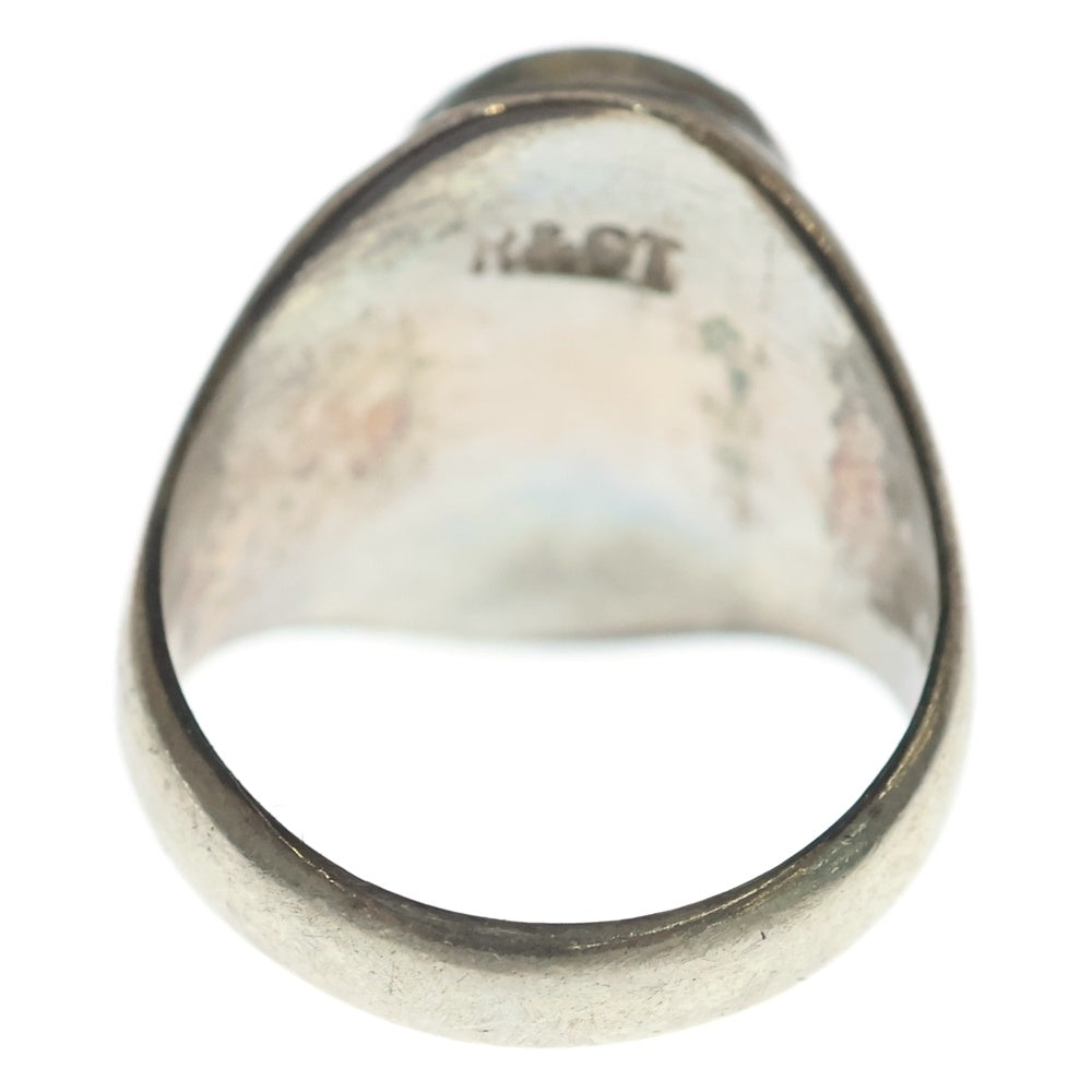 INDIAN JEWELRY(インディアンジュエリー) ZUNI R&GT ズニ族 インレイワーク リング シルバー