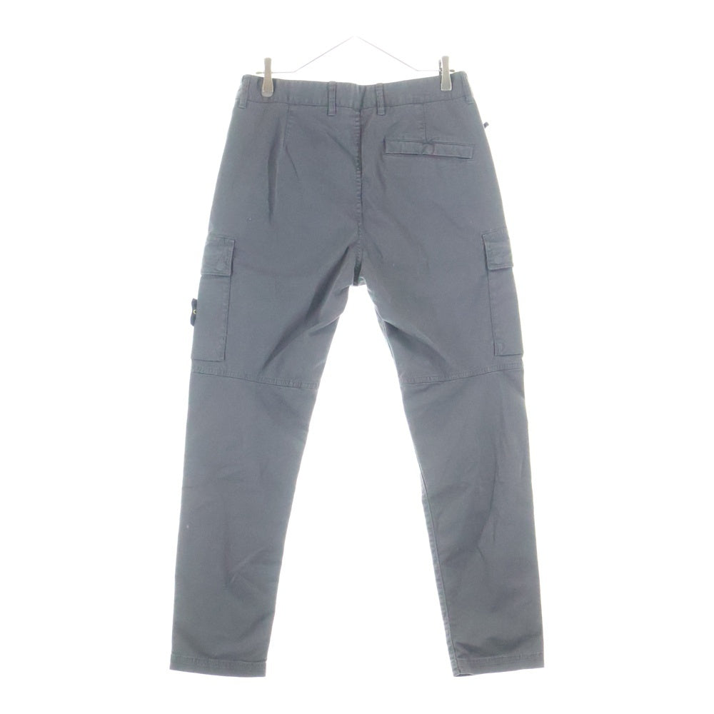 STONE ISLAND(ストーンアイランド) 25SS SUPIMA COTTON TWILL STRETCH-TC ロゴワッペン ジップアップ カーゴパンツ グレージュ K1S153100304S0004