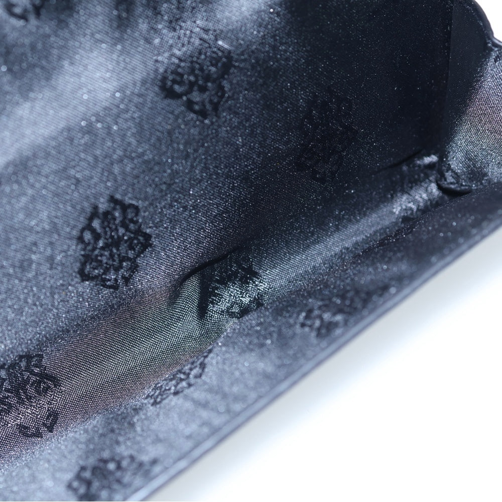 CHROME HEARTS(クロムハーツ) スクロールラベル CHプラス レザー アイウェアケース 眼鏡ケース ブラック