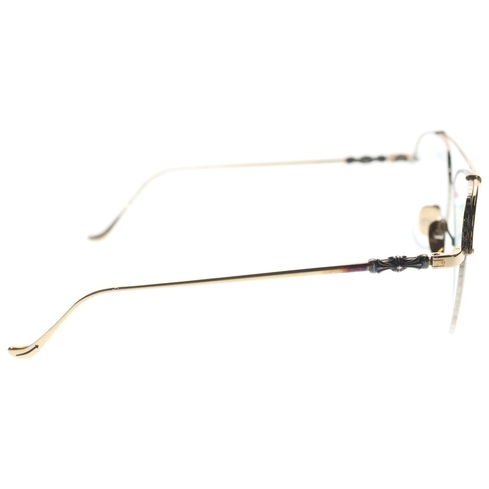CHROME HEARTS(クロムハーツ) SLURPSTICK スラープスティック ティアドロップ メタルフレーム サングラス アイウェア 眼鏡 ゴールド