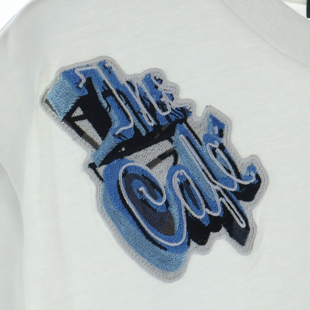 LOUIS VUITTON(ルイヴィトン) 17AW ワッペン付き クルーネック 半袖Tシャツ カットソー ホワイト RW172W JG2 FDTS06