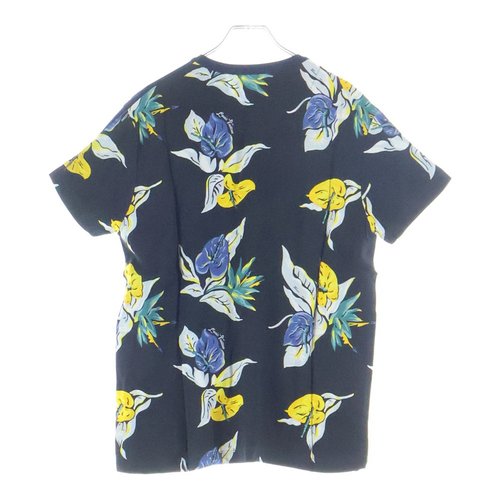 LOUIS VUITTON(ルイヴィトン) ボタニカルプリント クルーネック 半袖Tシャツ カットソー ネイビー HEY99WCMS