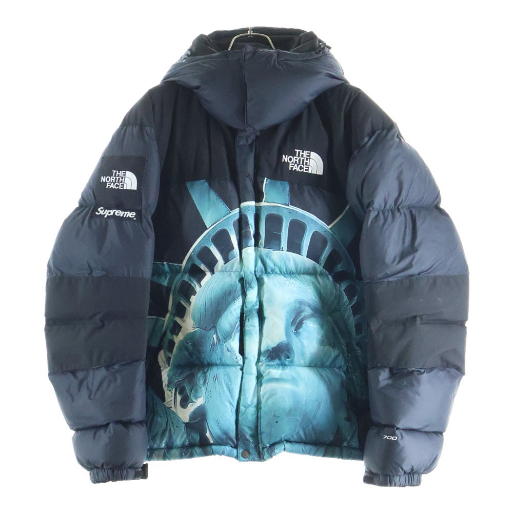 SUPREME(シュプリーム) 19AW ×THE NORTH FACE Statue of Liberty Baltoro Jacket スタチューオブリバティー 自由の女神 バルトロ ダウンジャケット ブラック ND91901I