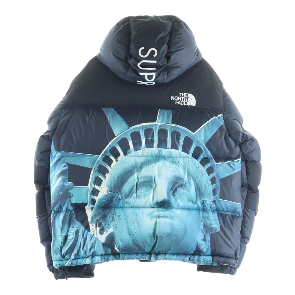 SUPREME(シュプリーム) 19AW ×THE NORTH FACE Statue of Liberty Baltoro Jacket スタチューオブリバティー 自由の女神 バルトロ ダウンジャケット ブラック ND91901I